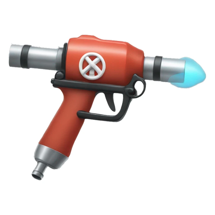 Blow gun sticker