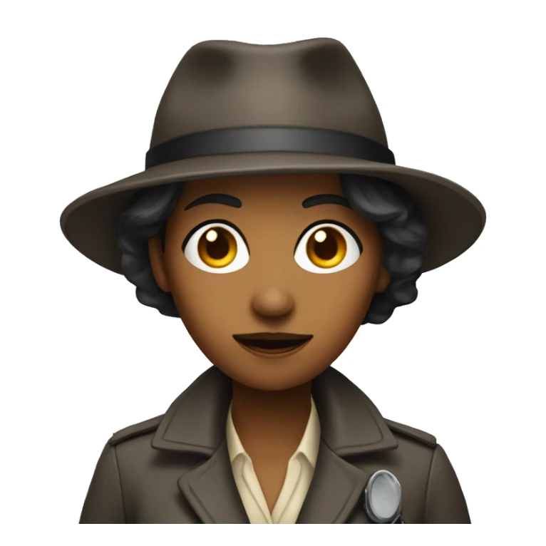Aha woman detective sticker