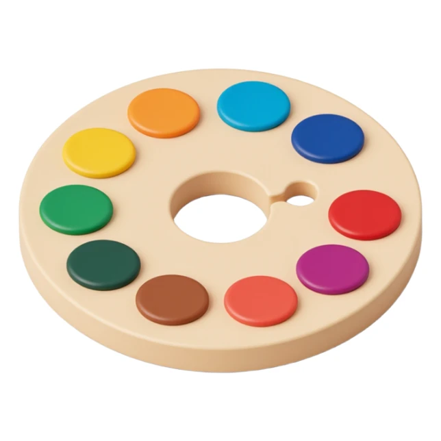 paint colors palette sticker