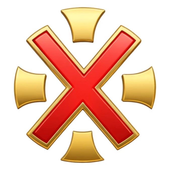 Money symbol with a red x covering it sticker