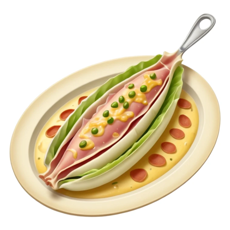 Je veux un plat d'endives au jambon sticker
