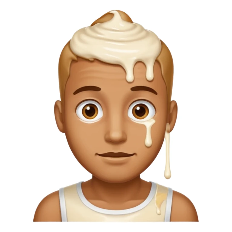 bengali man called ibrahim covered in milk sticker