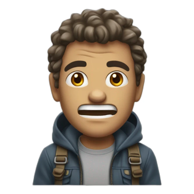 a character, fueled by uncontrollable rage, seeks ferocious vengeance against those who have wronged them, leaving behind a path of destruction and terror sticker