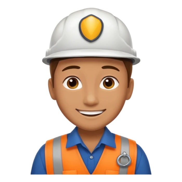 A landscaping company employee asking another person sticker