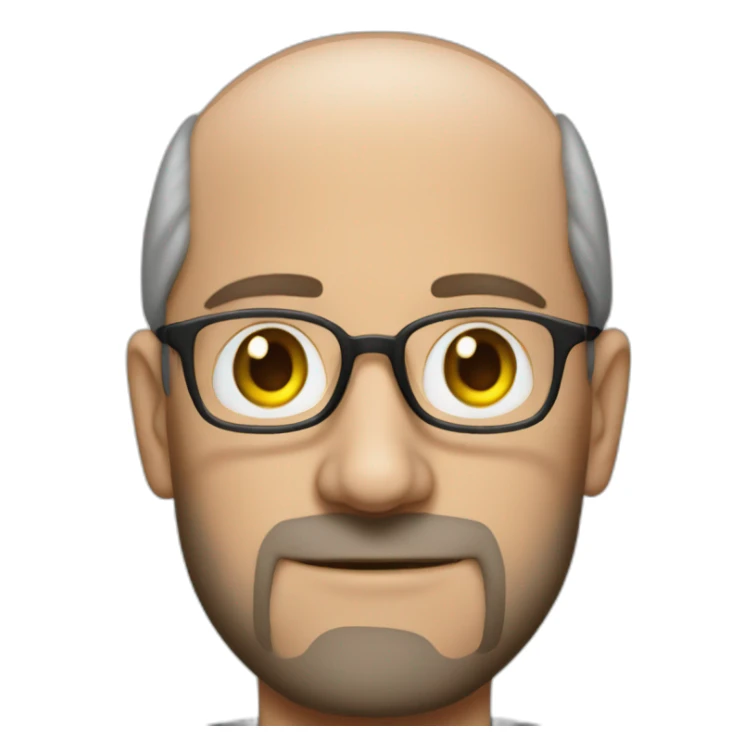 Charles Michel without glasses dressed as Steve Jobs sticker