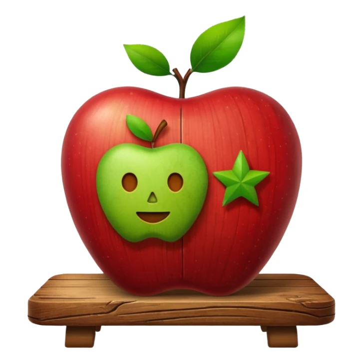 cozy home placed on a Texas-shaped base, apple emoji style, no text sticker