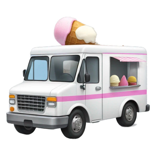 ice cream truck sticker