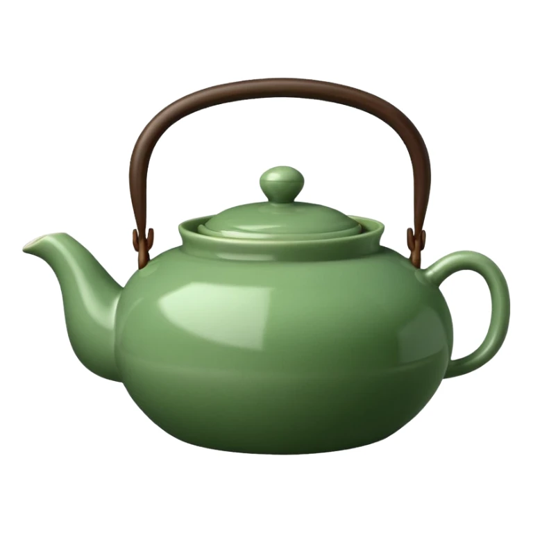 sencha. kyushu pot, gong fu sticker