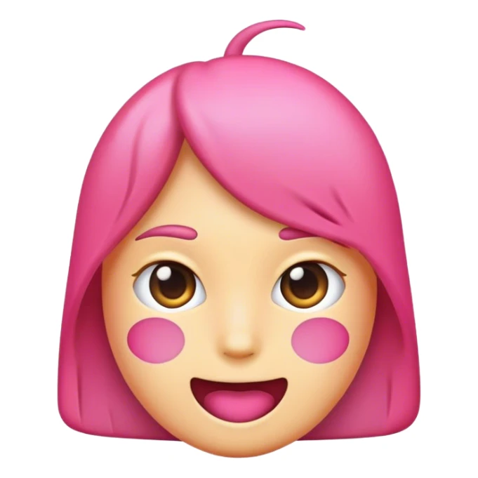 Make me an emoji that has pink as its visual identity, and the theme is graphic design. sticker