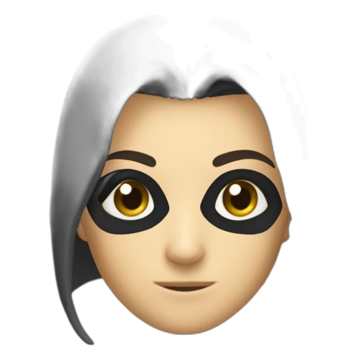 Tete ninja avc lunete yeux tenebreux sticker