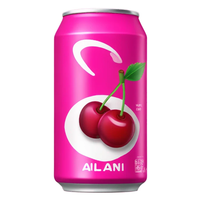 Pink Energy drink alani cherry twist sticker