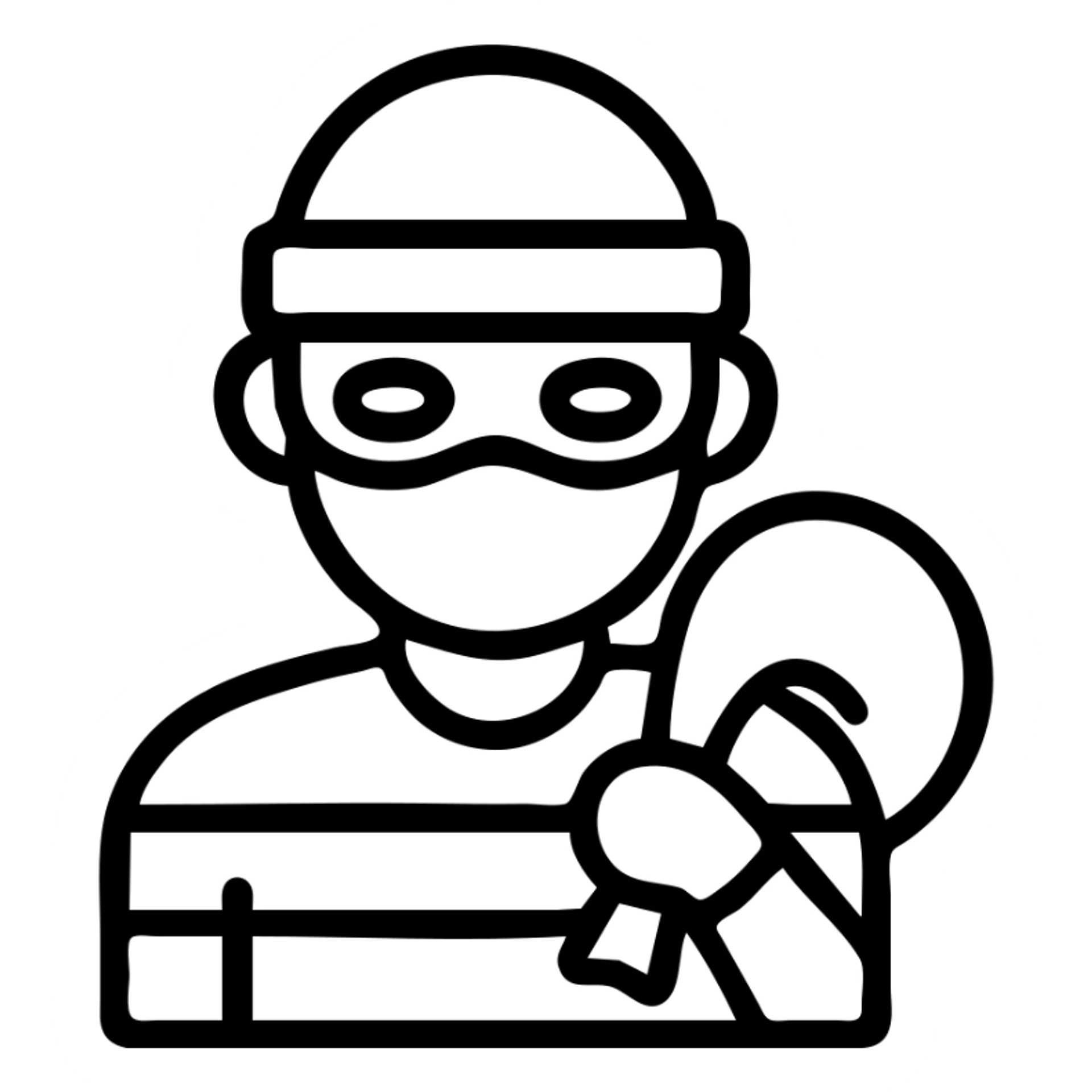 thief character sticker