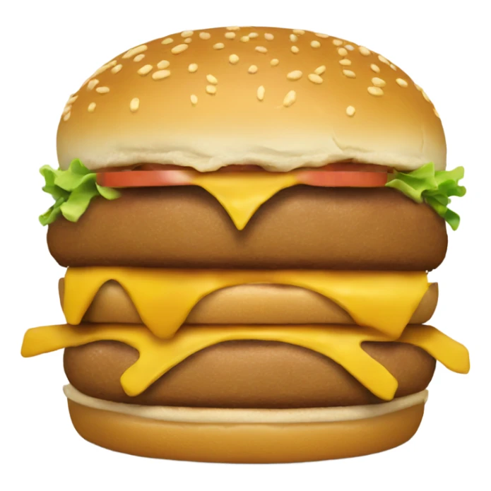 Trump burger McDonald eating burger trump sticker