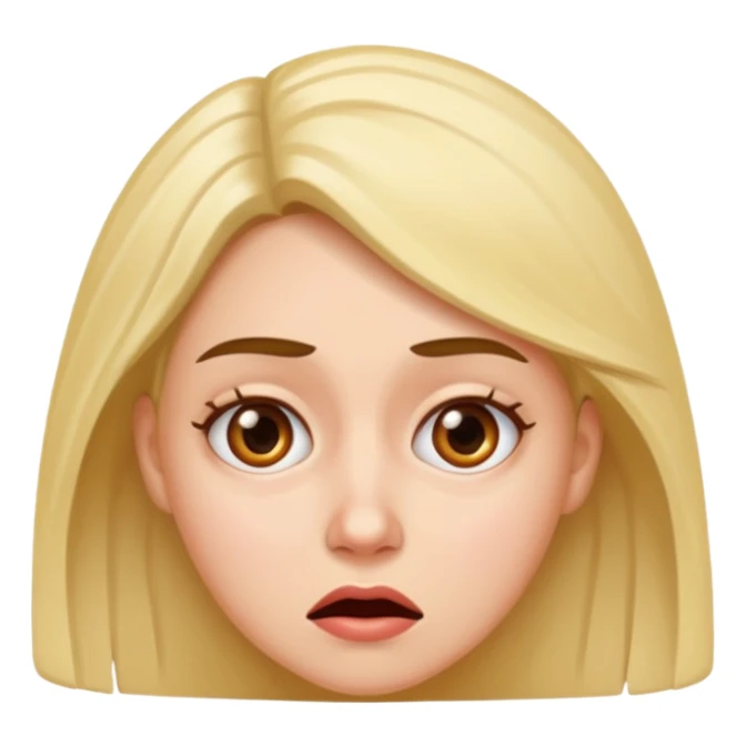  confused and weirded out woman sticker