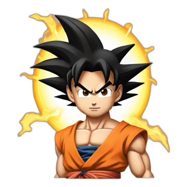 Goku Super Saiyan God sticker