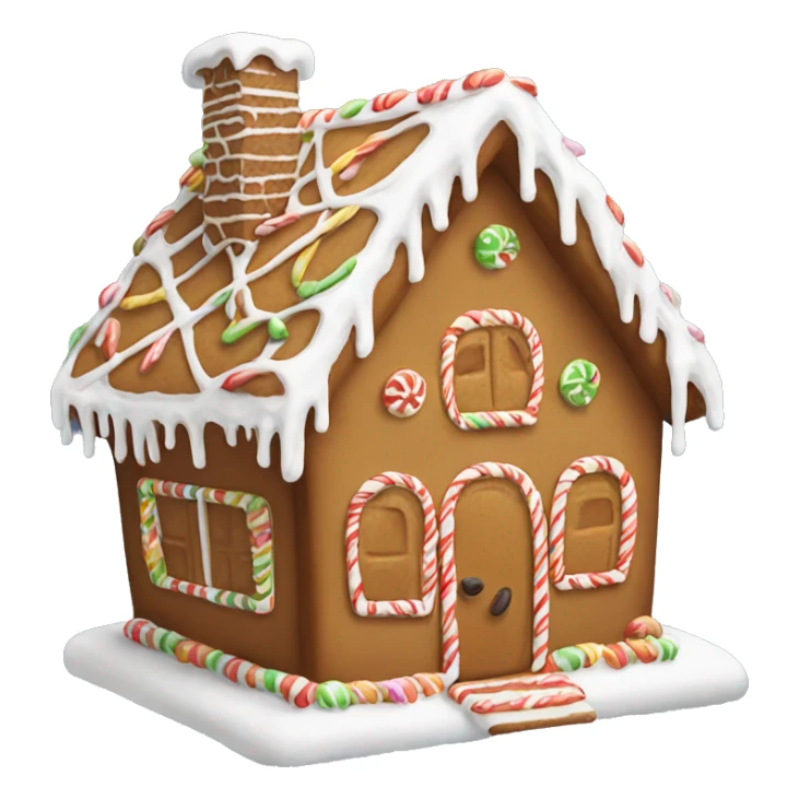 Gingerbread house sticker
