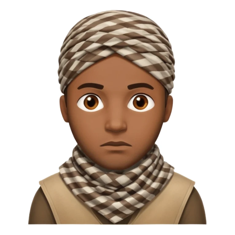 Make a African American gangster taliban terrorist emoji sticker