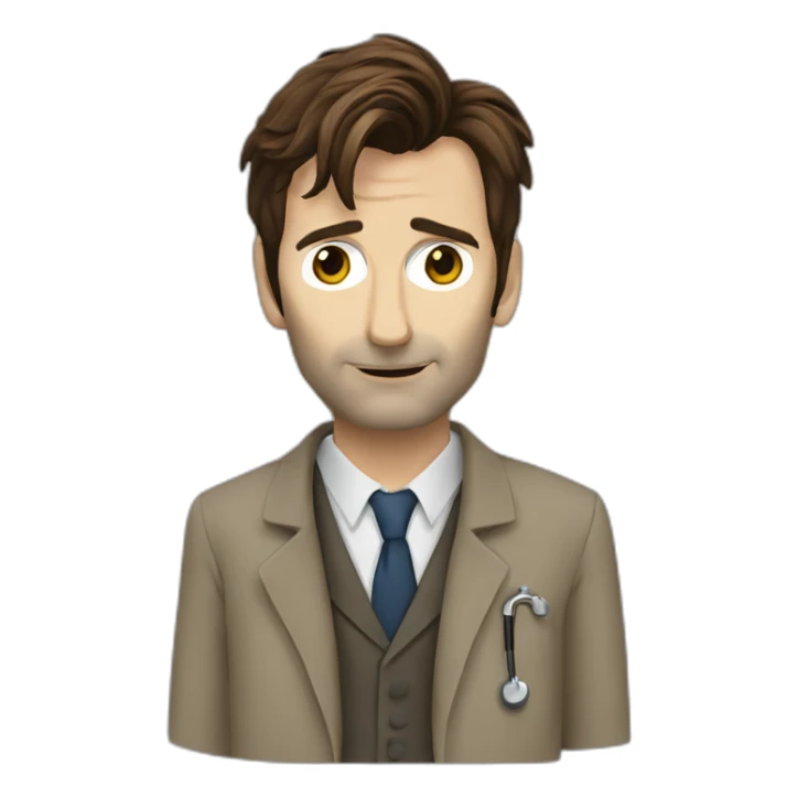 Doctor WHO David Tennant sticker