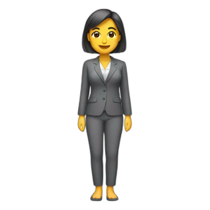 mujer de pie en traje de baño sticker