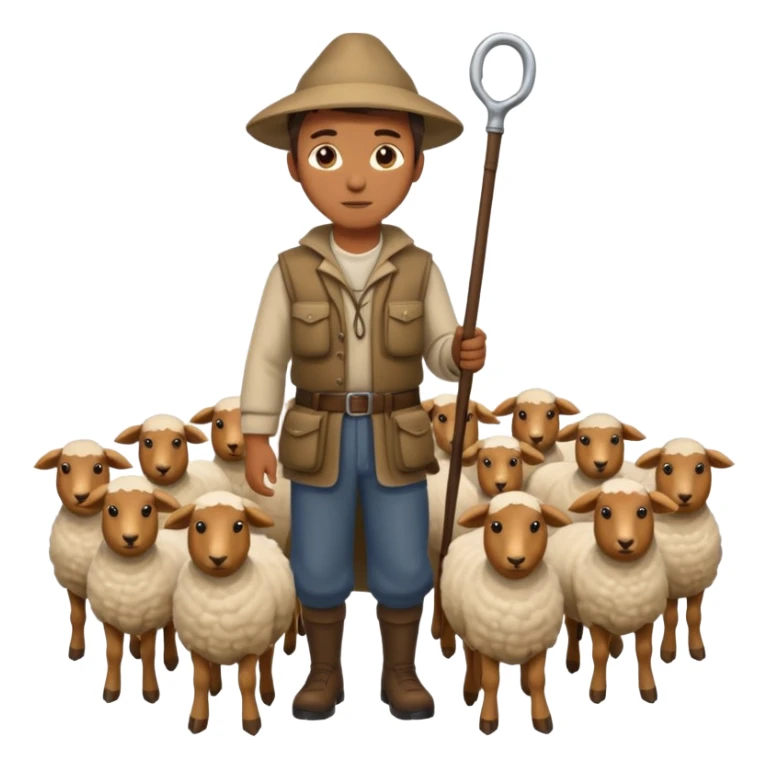 Structure et gouvernance, un berger qui guide son troupeau  sticker