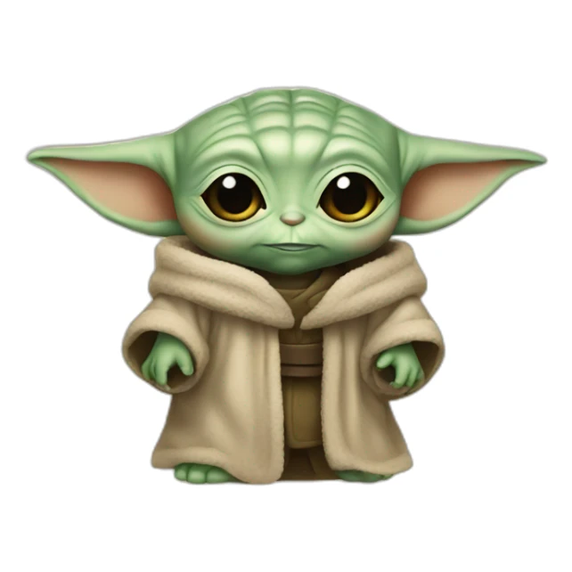 Baby yoda father sticker