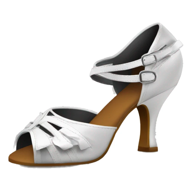 Latin dance shoes with high heels sticker