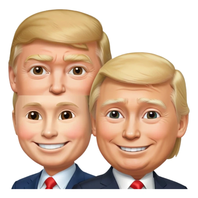 Trump and Putin sticker
