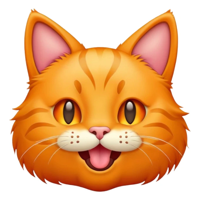 cat emoji with tounge out sticker