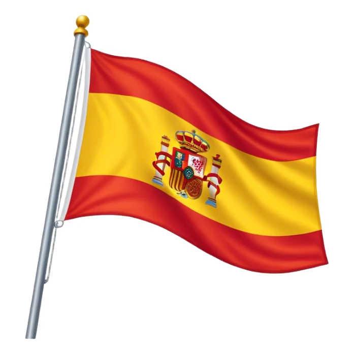 la bandera de españa pero con sus colores sticker