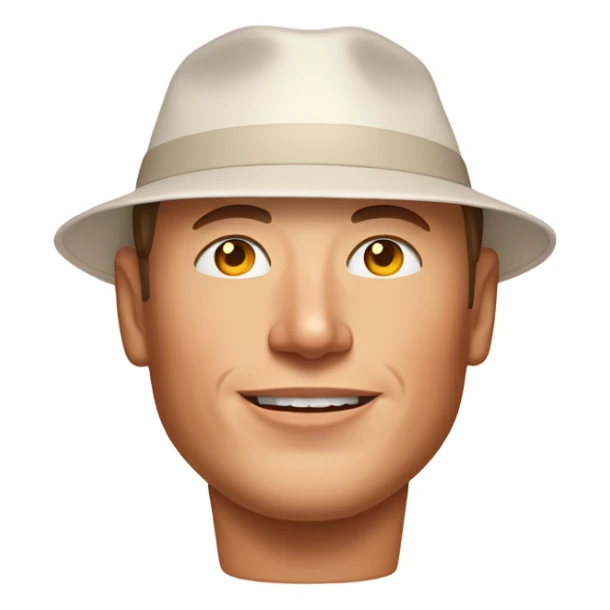 Elon musk with a bunch of sun tan lotion on his face sticker