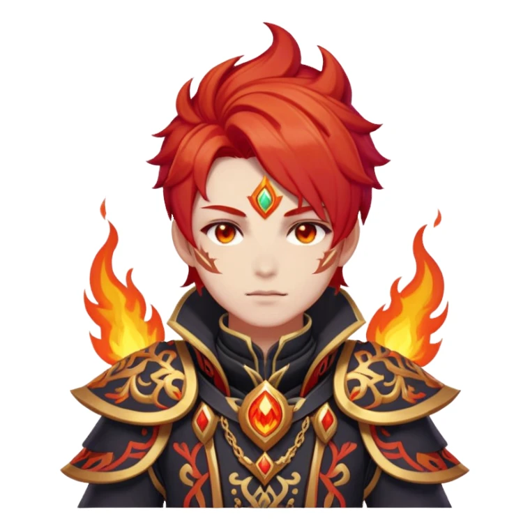 Mavuika The Pyro Archon from Genshin Impact sticker