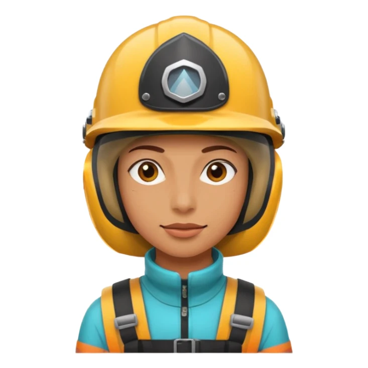 Colorful Helmeted Traveler sticker