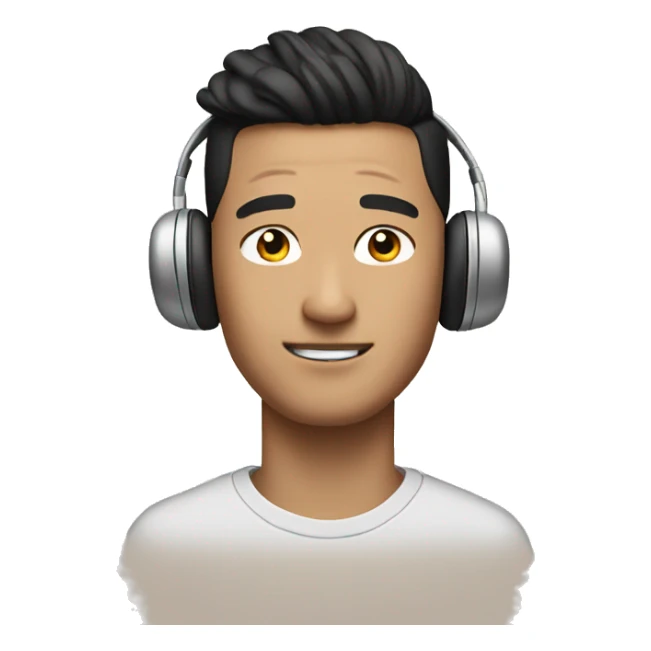 man, airpods, asian, young, hiphop sticker