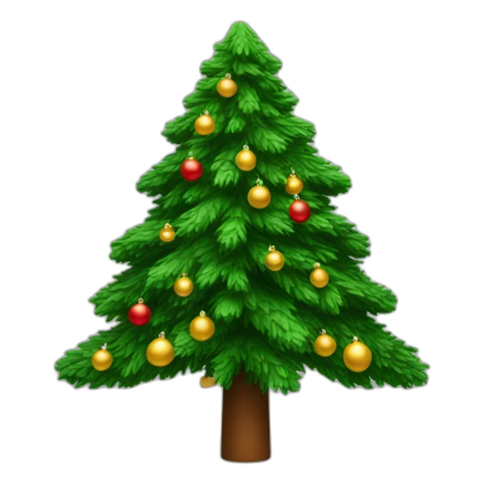 christmas tree rotated 90 degrees to the left and hanging on the ceiling sticker