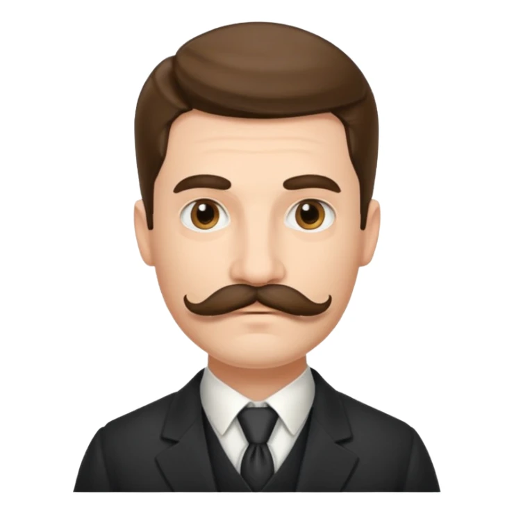 1800's european male sticker