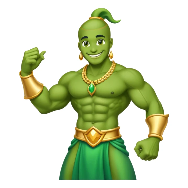 Green Genie sticker