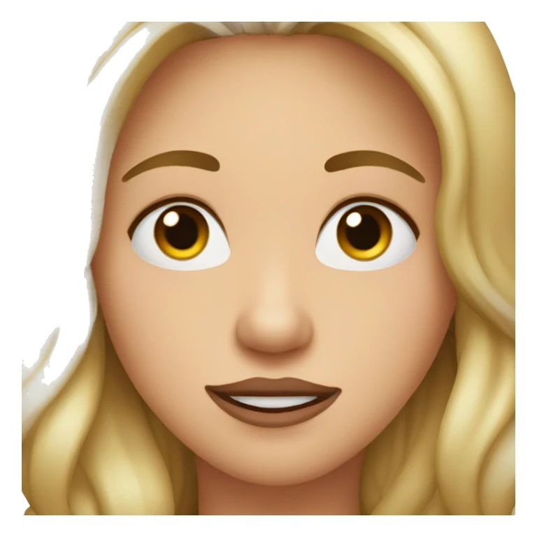 rizzfull person who is biting there lip with a raised eyebrow sticker