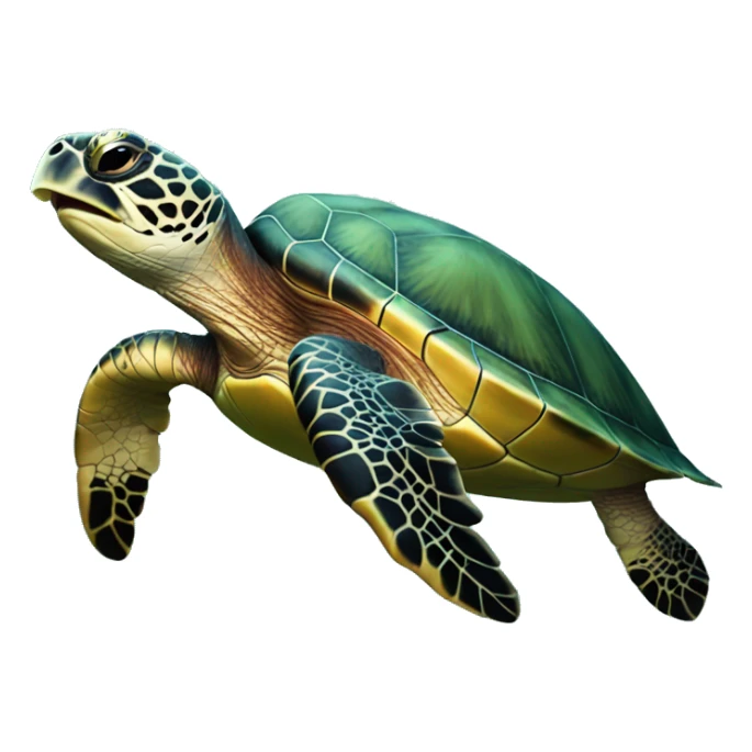 Sea turtle sticker