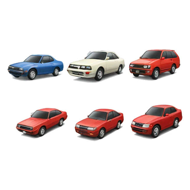 japanese cars  sticker