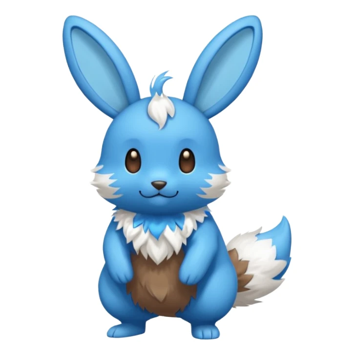 Minun-Bunnelby-fusion, full body sticker