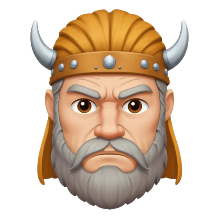 Viking who is confused sticker