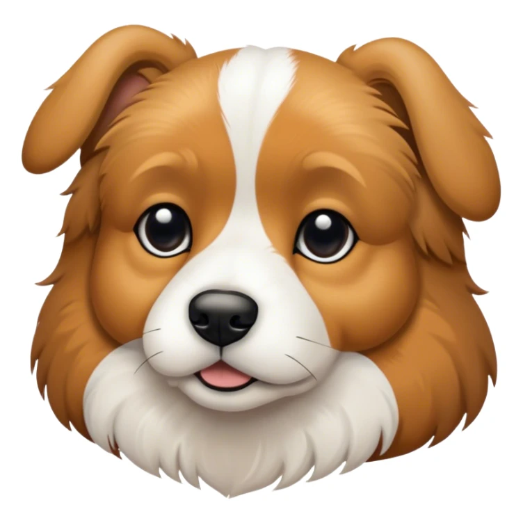 Black and white French door dog Named Edmund sticker