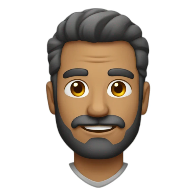 Hombre mayor sin barba ni bigi con músculos sticker