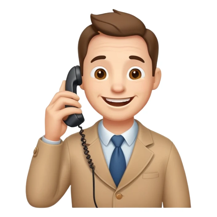 john pork emoji, like that one famous picture where hes calling sticker