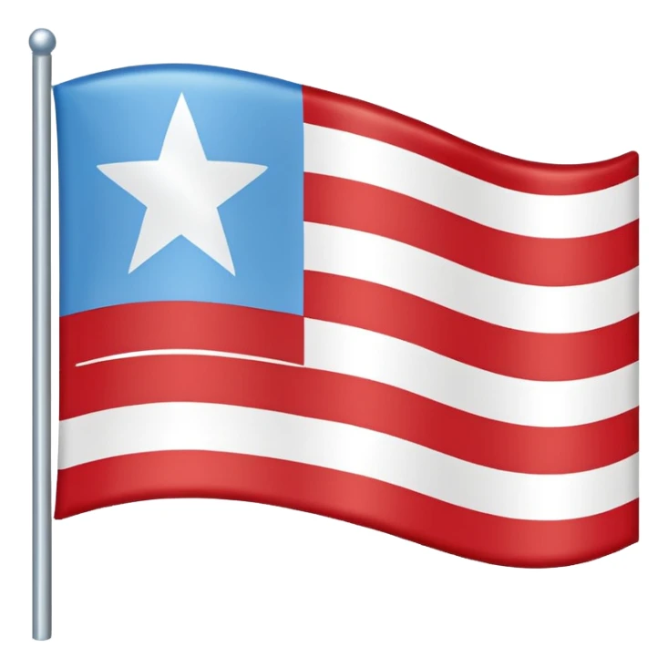 🇵🇷 to light blue where the star is located sticker
