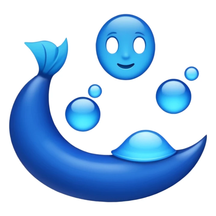 Genera un número 6 de color azul sticker