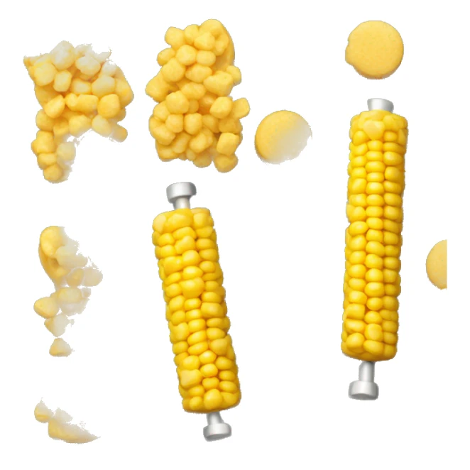 Olympic Barbell with cheese-flavored puffed corn snacks replacing weight disks sticker