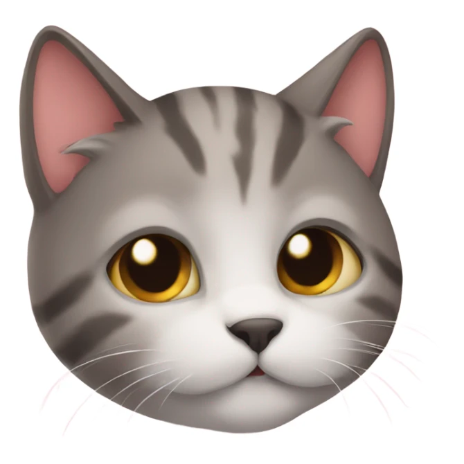 Cat say I love you sticker