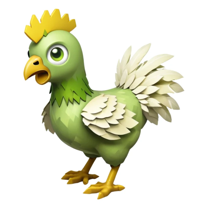 baby minecraft zombie riding a minecraft chicken sticker