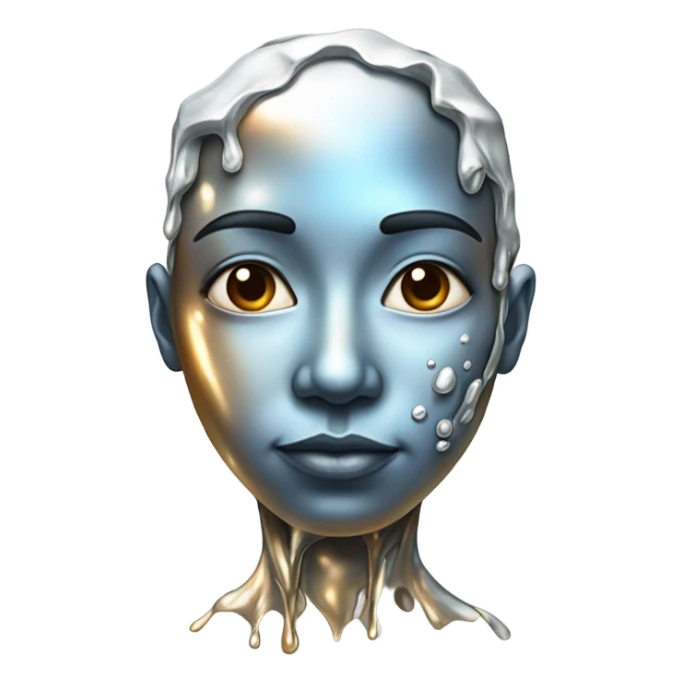 Melting scifi Person in love sticker